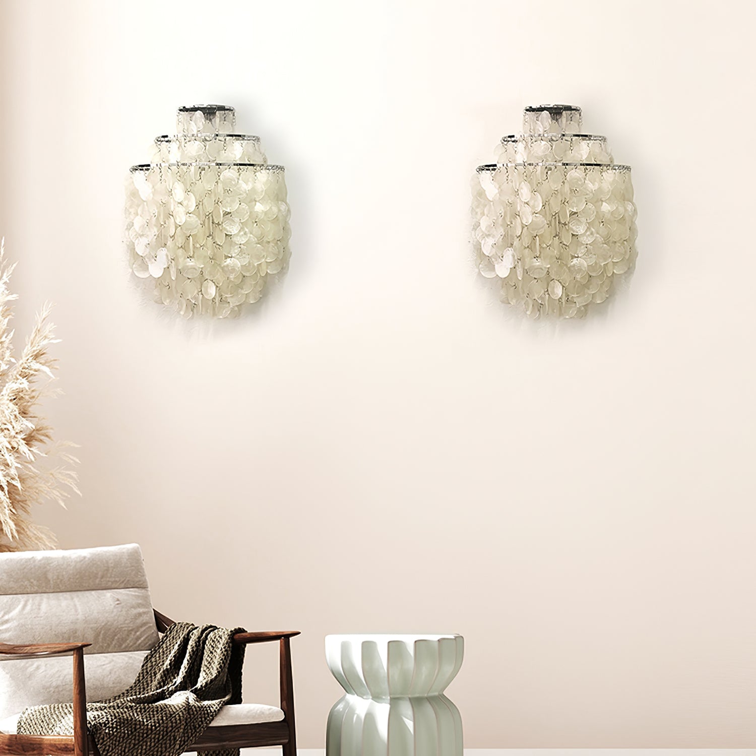 Shell Casing Lights Shell Cascading Wall Light